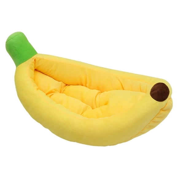 Hearth & Gear Banana Bed For Dogs Cr Eative F Luffy B Anana B Oat Shape Pet Dog Cat Bed Sofa Warm Cr Eative Detachable Hous E All Seasons Suit Accessories Sled Dogs For Big Dogs Dog Trimming