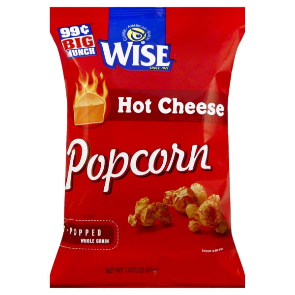 Wise Hot Cheese Popcorn, 1.875 Oz. 