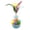 Blue, variant on Interactive Cat Tumbler Toy, Self Balancing Roller Ball With Feather Wand, Automatic Wobble Exercise Toy, Indoor Hunting Play Toy, Catnip Compatible Entertainer For Kittens Adult Cats