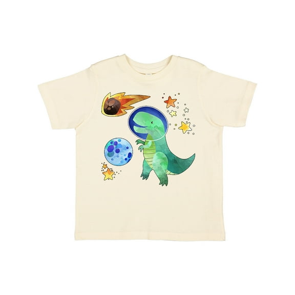 Inktastic Tyrannosaurus Rex Vs. Meteor Fun Space Dinosaur Boys or Girls Toddler T-Shirt