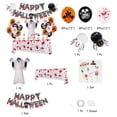 thumbnail image 4 of Decoraciones De Halloween Conjunto De Globos De Halloween Bloody Handprint Banner Paper Ghost Party Decor Para School Bar seitruly HA040343-04, 4 of 6