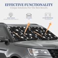 thumbnail image 4 of Balery Crescent and Stars Parasol para parabrisas de coche de 2 piezas | Parasol plegable para parabrisas delantero de coche para la mayoría de sedanes-Large, 4 of 6