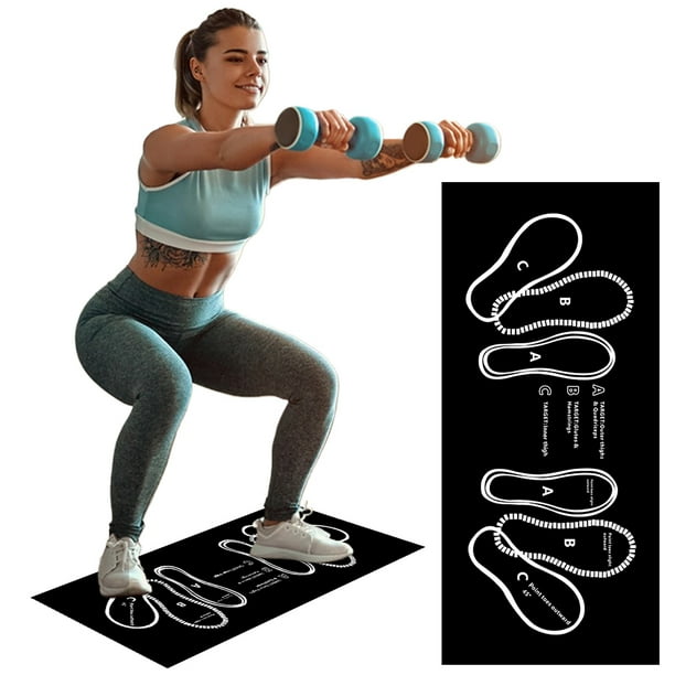 Tapete Para Sentadillas, 80 X 35 Cm, Antideslizante, Para Hacer