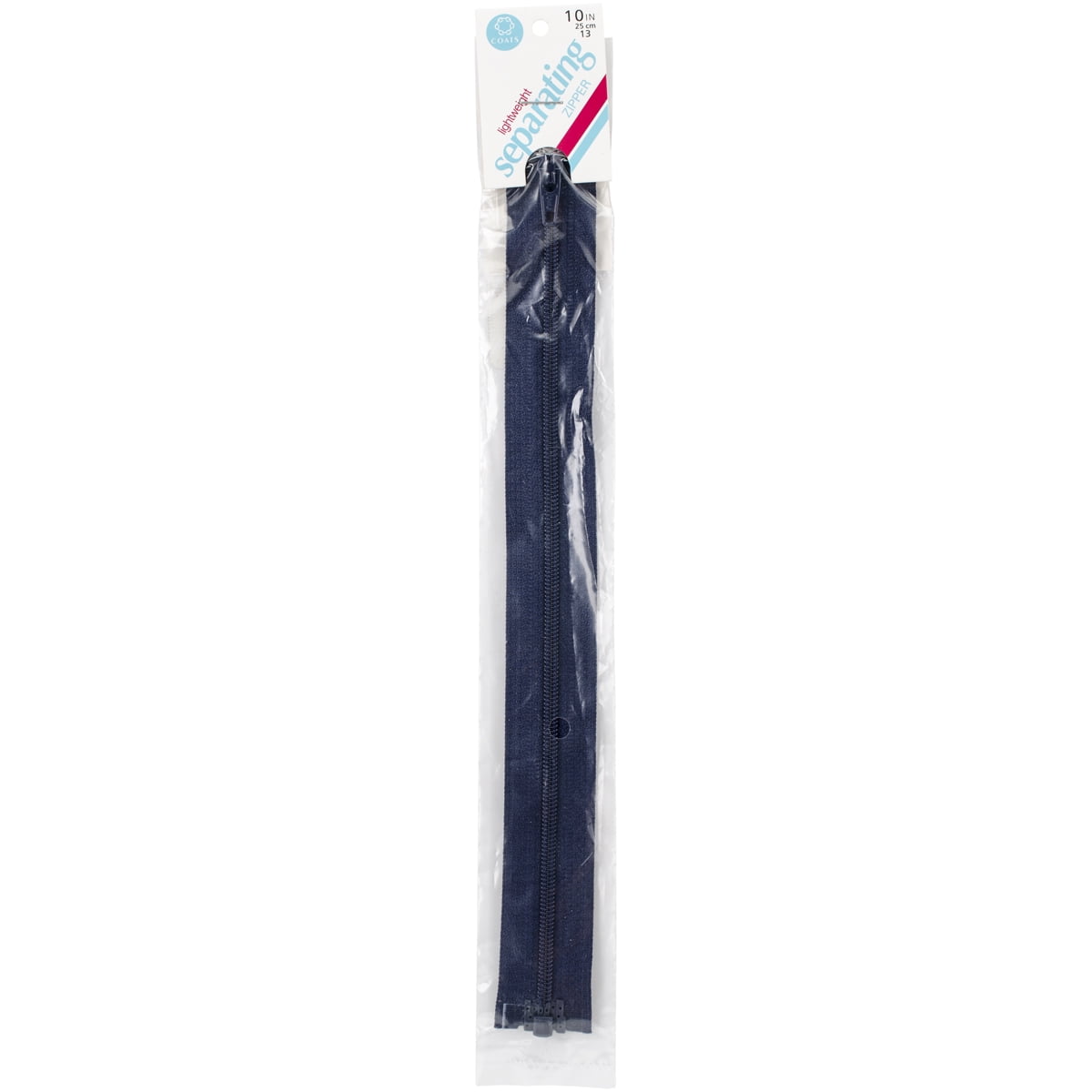 Lightweight Separating Zipper 10"Navy