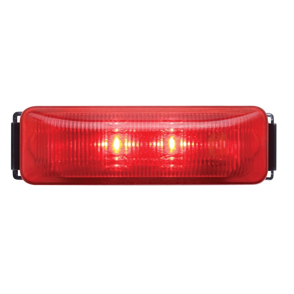 Optronics LED marker/clearance light kit; kit includes sealed red LED light with black base and