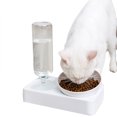 thumbnail image 1 of Mascota Perro Gato Alimentador doble Tazón de agua Tazón de protección del cuello 15 grados aju MABOTO Cuenco de plástico, 1 of 7