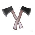 thumbnail image 2 of Juguete de hacha de espuma Bezall 2pcs disfraz de halloween de larp, 2 of 2