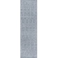 thumbnail image 3 of Veranda Contemporary 2' x 7' Gray and Cream Polypropylene Outdoor Area Rug, 3 of 8