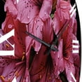 thumbnail image 5 of Designart "Rhododendron Pink composition III" Floral Oversized Wall Clock, 5 of 5