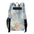 thumbnail image 3 of PVC Transparent Backpacks Clear Backpack for Travel and Outings Watercolor Sea Creatures, 3 of 7