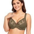 thumbnail image 2 of Women's Bras Underwire Lace Unlined Everyday Brassieres Minimizer Full Coverage Plus Size 36G, 2 of 6