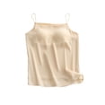 thumbnail image 2 of Pijama de manga corta para mujer, de gasa, con cuello en V y tirantes, para verano. Blusa de poliéster para mujer., 2 of 9
