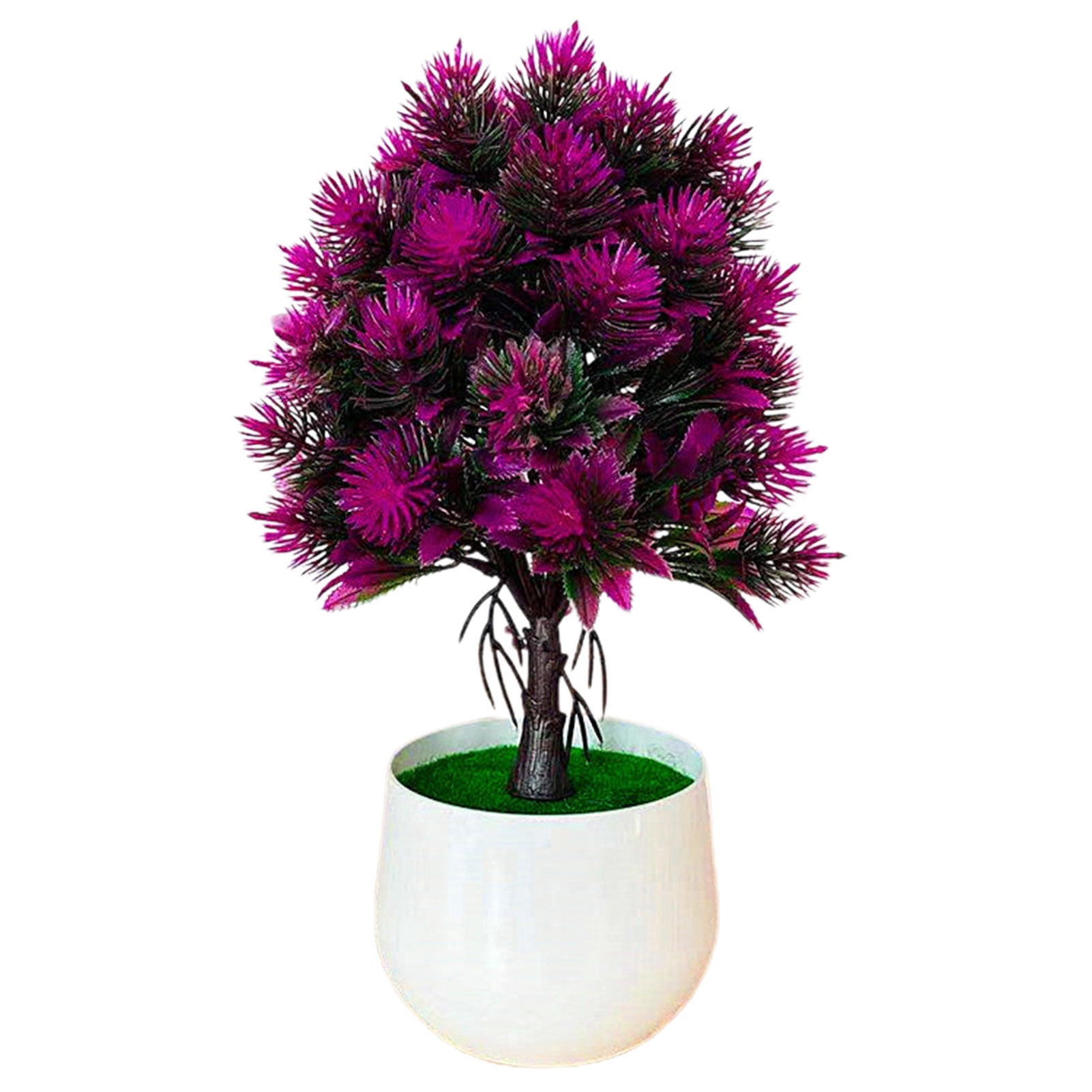 Papaba Artificial Plants Pot,Artificial Plant Pot Waterproof DIY Flower Craft Plastic Small Tree