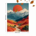 thumbnail image 3 of Mid Century Abstract Desert Canvas Southwest Minimal Texas Nature Wall Decor, 3 of 8
