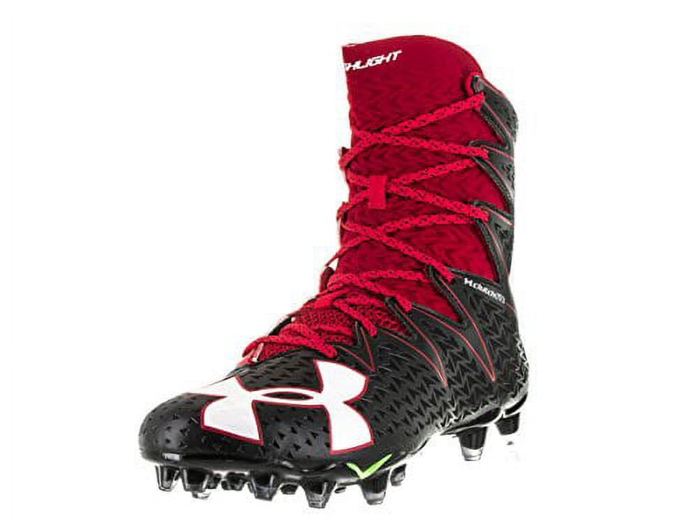 Under armour highlight cleats red and black cheap