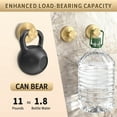thumbnail image 3 of Yucurem Heavy Duty Suction Cup Hooks, Removable Towel Hooks for Bathroom, No-Drill Hooks, Gold, 4 Pack, 3 of 7