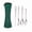 Butterfly 4-Piece Flatware Set Forest Green, variant on 4-Piece Stainless Steel Flatware Set with Portable Canvas Pouch, Premium Steak Knife, Fork and Spoon Cutlery Kit, Eco-Friendly Reusable Travel Utensils for Camping, Picnics and Office Lunch