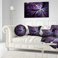 thumbnail image 3 of Designart 12" x 20" Purple Polyester Throw Pillow, 3 of 5