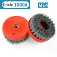 thumbnail image 4 of 4Inch/110Mm M14 Circular Abrasive Nylon Brush Stone Polishing Granite Marble Cleaning Workshop Power Tool Grinder Wheel Brush 1000# Smile Home, 4 of 7