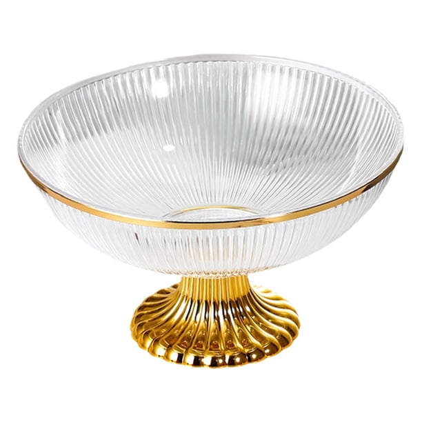 Bearachild Encantador soporte de exhibición decorativo para postres y cuencos con Pedestal para encimera de cocina y hogar Organizadores de utensilios de cocina Claro 24.7 x 14 cm
