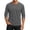 9# Gray, variant on Men's 3/4 Sleeve Baseball T Shirts Raglan Tops | Crew Neck,Casual,Moisture Wicking,High Stretch,Comfortable,Work,Workout,Gym,Athletic Tee Dark Gray L