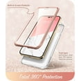 thumbnail image 3 of i-Blason Cosmo - Protective case for cell phone - polycarbonate, thermoplastic polyurethane (TPU) - marble pink - 6.7" - for Apple iPhone 14 Pro Max, 3 of 7