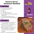 thumbnail image 4 of Famous Dave's Sweet & Zesty BBQ Sauce, 20 oz, 4 of 7
