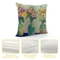 thumbnail image 4 of Nawypu  Throw Pillow Covers Spring Flower with Vase Home Sweet Home&nbsp;Pillow Case Color Floral Print Cushion Cover Lumbar Decor Home Sofa Couch(Three Flower), 4 of 5