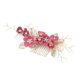 thumbnail image 2 of 4 Uds. Conjunto de peineta para el pelo hecho a mano para boda, tocado floral para novia, accesorios para el cabello, peineta para novia con diamantes de imitación, pasador para el, 2 of 5