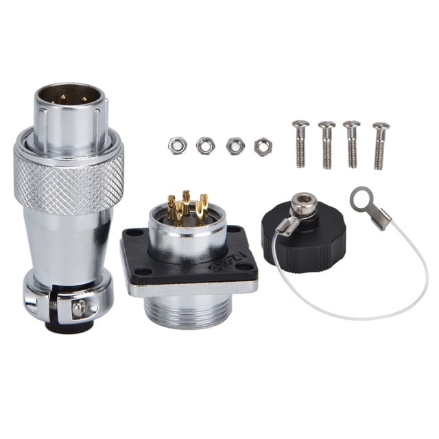 Garosa WS16 Pin Male Plug Connector,500V WS16 Aviation Plug Socket Connector WS16 Pin Male Plug Female Socket Waterproof Power Connector,Aviation Plug Socket Connector