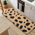thumbnail image 5 of Brown and Black Of Leopard Print Kitchen Rug Mat,Kitchen Runner Rugs Non Skid Washable,Decorative Kitchen Floor Mats for Kitchen,Sink,Laundry,17"x47.2", 5 of 7