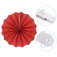 thumbnail image 5 of Uxcell 8"/12"/16" Round Paper Fans Hanging Decoration for Birthday Wedding Party, Red Green 6 in 1 Set, 5 of 6
