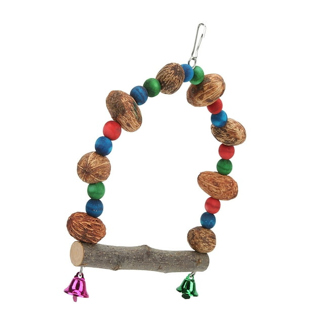 Perchoir Balançoire pour Perroquets, Crochet Fixe Jouet Balançoire pour Perruche pour Cockatiel