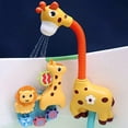 thumbnail image 2 of Animal-Shaped Bathtime Shower Head, Electric Water Pump with Dual Control Knobs, Elephant and Giraffe Theme Bathtub Rinser, 2 of 7