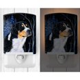 thumbnail image 2 of Caroline's Treasures SS8393CNL Starry Night Bernese Mountain Dog Ceramic Night Light, 6x4x3", multicolor, 2 of 2