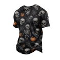 thumbnail image 2 of HAJWOH Mens Halloween Comfortable Crew Neck Short Sleeve Graphic T-Shirts Great for Halloween Costume Parties, 2 of 5