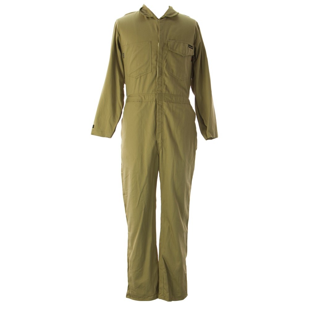 Workrite WORKRITE Men's Flame Resistant Coveralls Khaki