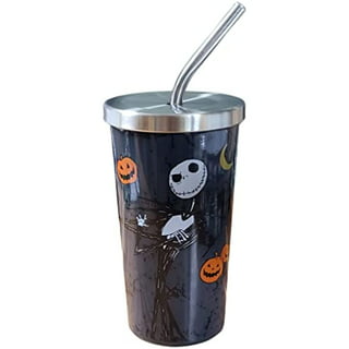 Nightmare Before Christmas Tumbler 40 Oz Custom Name Jack Skellington 3D  Colorful Flower Pattern 40Oz Stainless Steel Tumbler With Handle And Straw  Lid - Laughinks