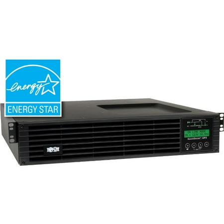 2u Line - Tripp Lite 1500VA Smart Online UPS Battery Backup, 1300W Double Conversion, 2U Rackmount, LCD, USB, DB9, Extended Run Option (SU1500RTXLCD2U)