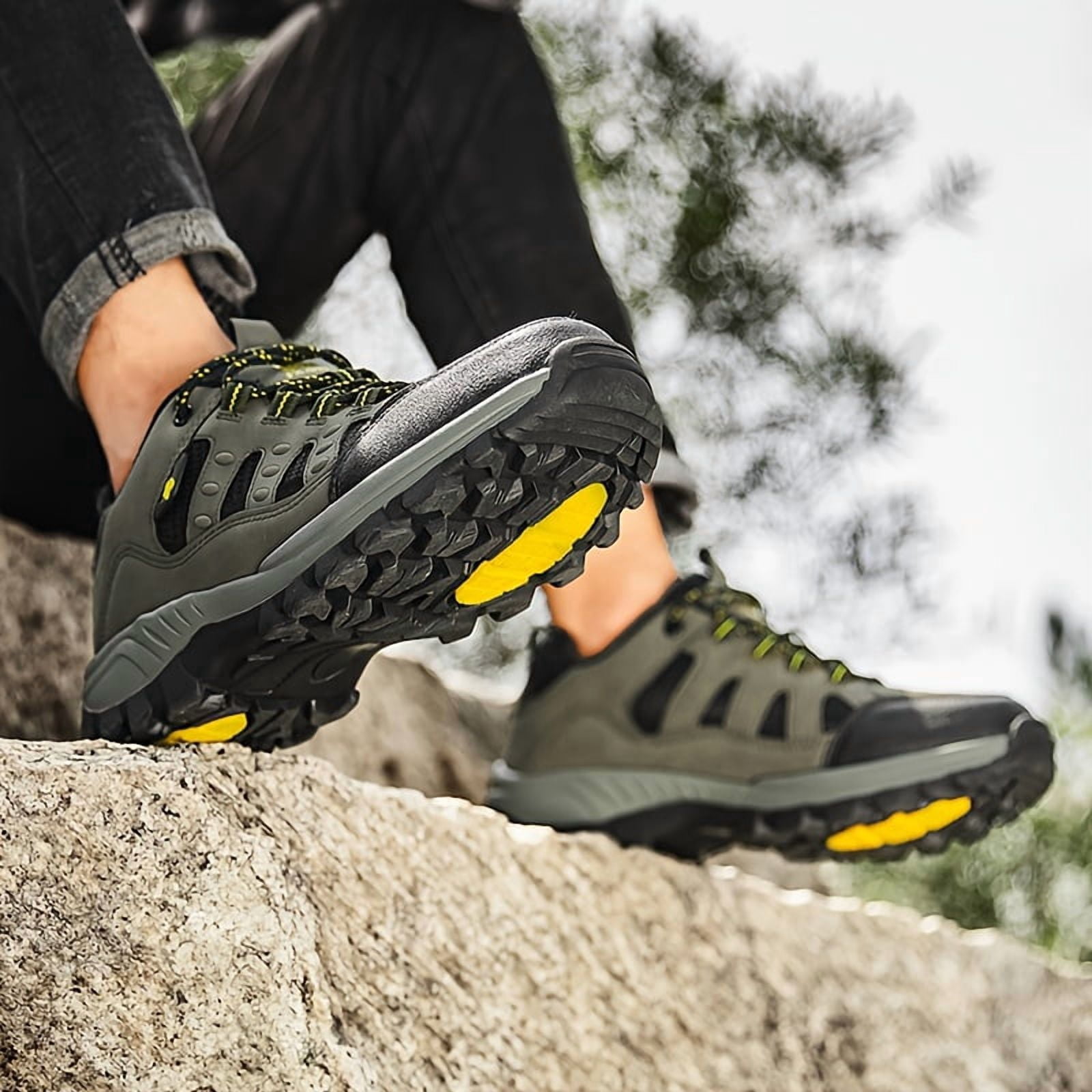 Men'S Breathable Sports Shoes, Casual Shoes for Couples, Outdoor Hiking Footwear