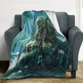thumbnail image 5 of Yoda Blanket, Super Soft Cozy Flannel Throw Blanket Bedding Gifts for Kids Adults, Warm Fleece Blankets for Sofa Couch Chair Bed Living Room, 5 of 8
