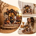 thumbnail image 6 of Home Decor with Halloween Figurines, Wooden Desk Decor for Living Room, Vintage Halloween Ornaments, Nightmare Before Christmas Decor, 6 of 6