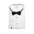 thumbnail image 2 of Adam Baker Men's Slim Fit Tuxedo Shirt with French Cuff & Wingtip Collar  Cufflinks and Bow Tie Included, 2 of 2