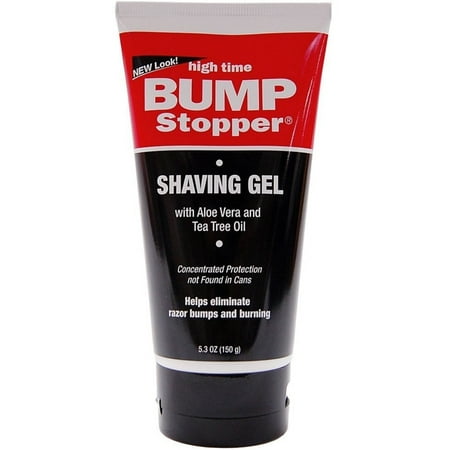 High Time  Bump Stopper Shave Gel W/Aloe & Tea Tree Oil 5.3 oz (Pack of
