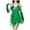 Green, variant on Sleeveless V-Neck Fringed Sundress - Summer Dresses for Women 2025 Casual Midi Dress with Sequins & Lightweight Fabric Sky Blue Free Size