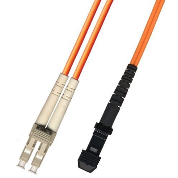 10M Multimode Duplex Fiber Optic Cable (62.5/125) - LC to MTRJ
