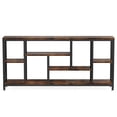 thumbnail image 5 of Fnova 70.9" Extra Long Industrial Console Table, 3-Tier Narrow Entryway Table with Storage Shelves, Sturdy Sofa Table for Living Room, Hallway, 5 of 11