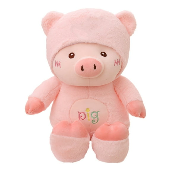 RUIG Soft Pig Plush Hugging Pillow,Cute Piggy Stuffed Animal Doll Toy Gifts for Bedding, Kids Birthday, Valentine, Christmas, Cuddle Sleep Anxiety Relief Friend
