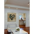 thumbnail image 5 of Marmont Hill - "Indigo Heart" Painting Print on Natural Pine Wood, 5 of 7