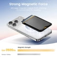 thumbnail image 2 of VIPQV Magnetic Phone Wallet, 3-Card Holder with RFID Blocking for iPhone 17/16/15/14/13/12,Black, 2 of 5